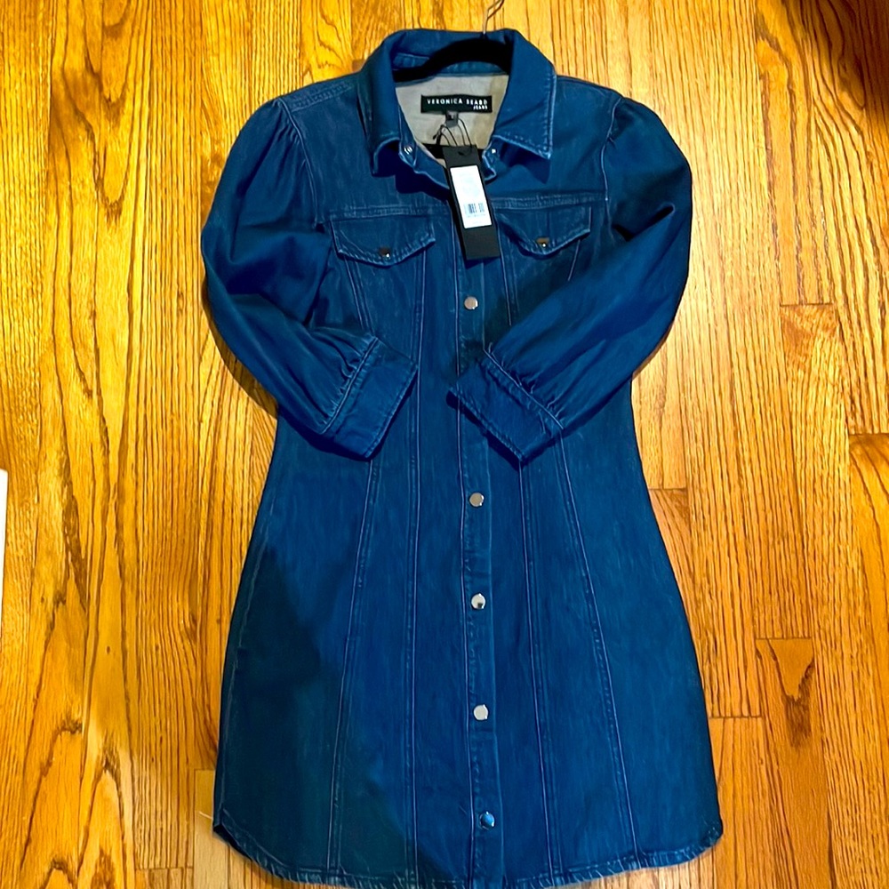 NWT Veronica Beard Denim Dress. Size Small. Never worn.